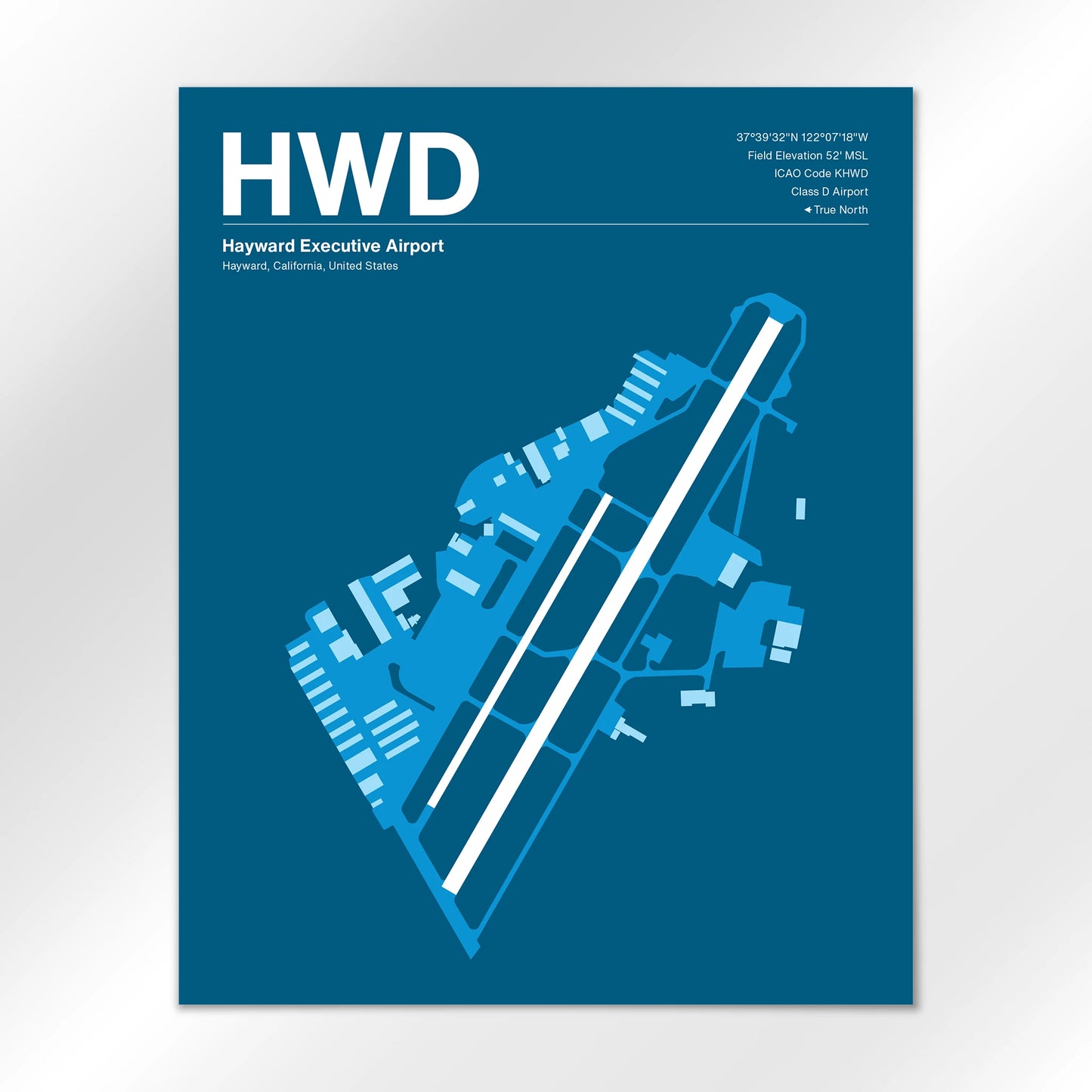 HWD Airport Diagram