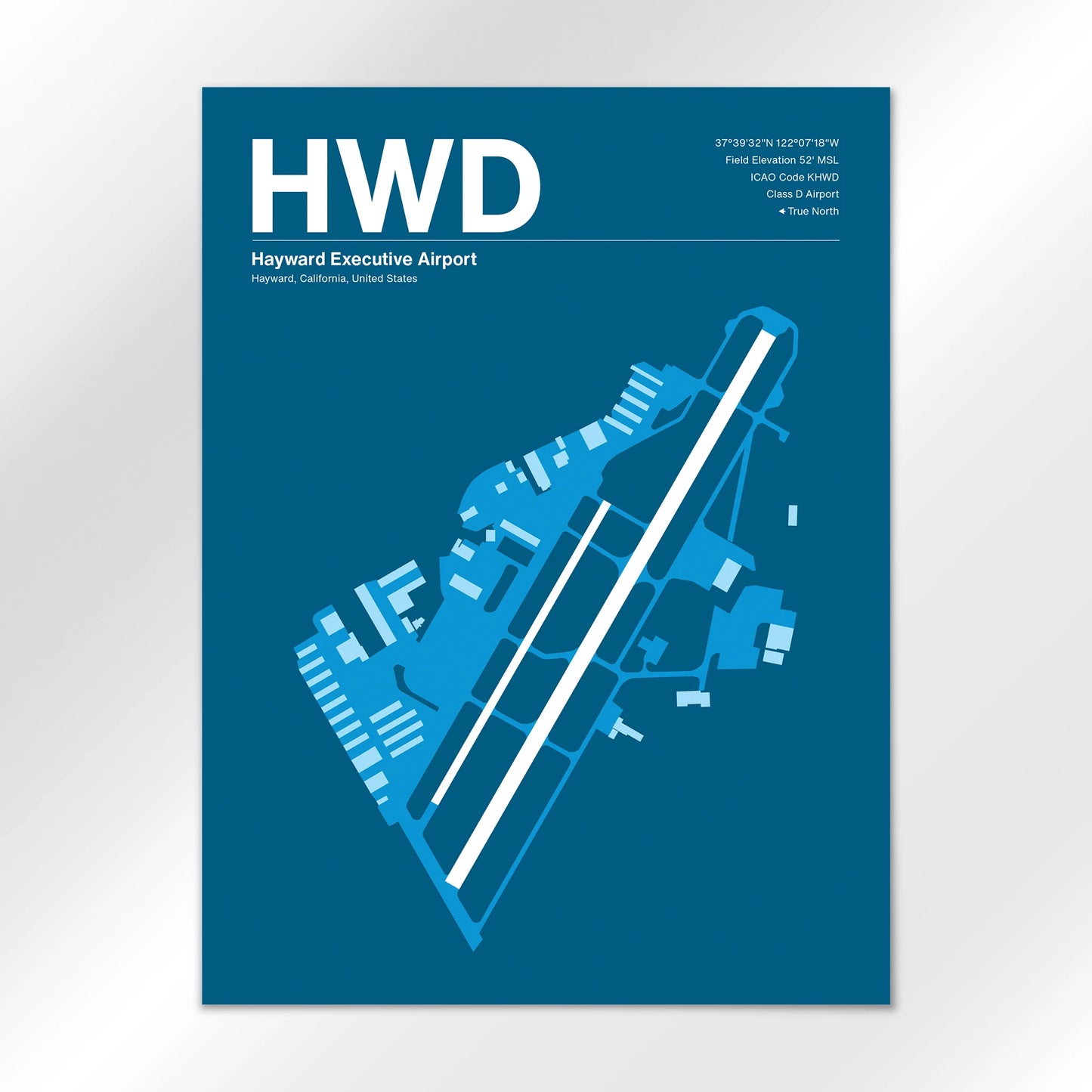 HWD Airport Diagram