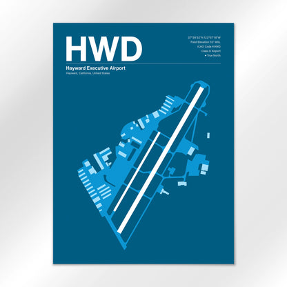 HWD Airport Diagram