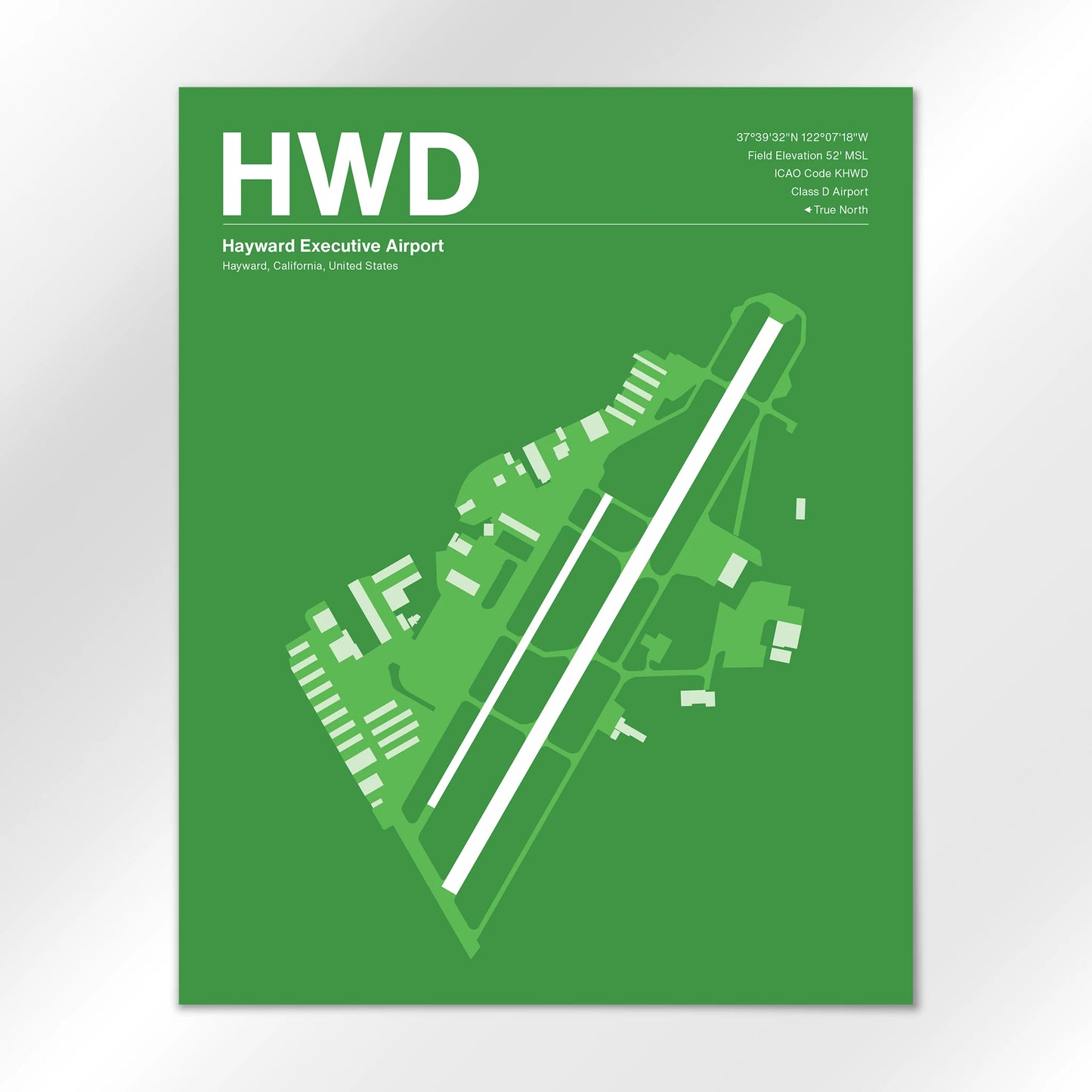 HWD Airport Diagram