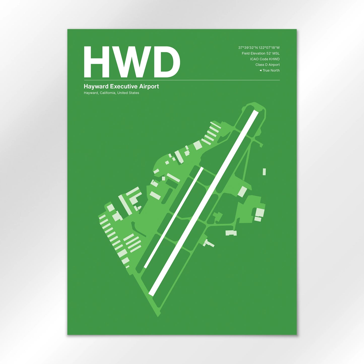 HWD Airport Diagram