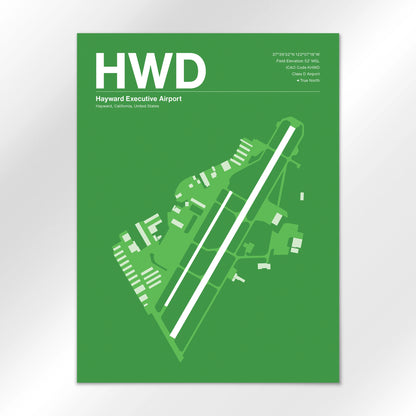 HWD Airport Diagram