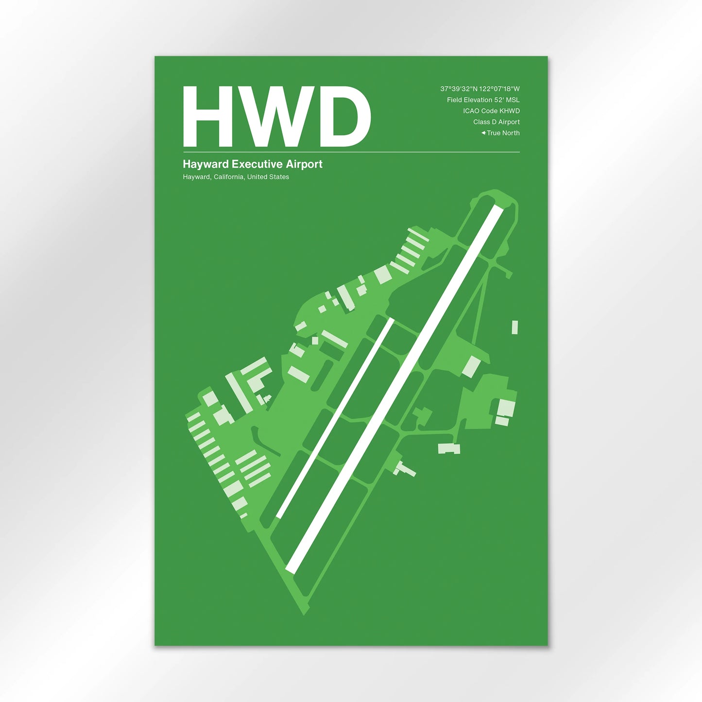 HWD Airport Diagram