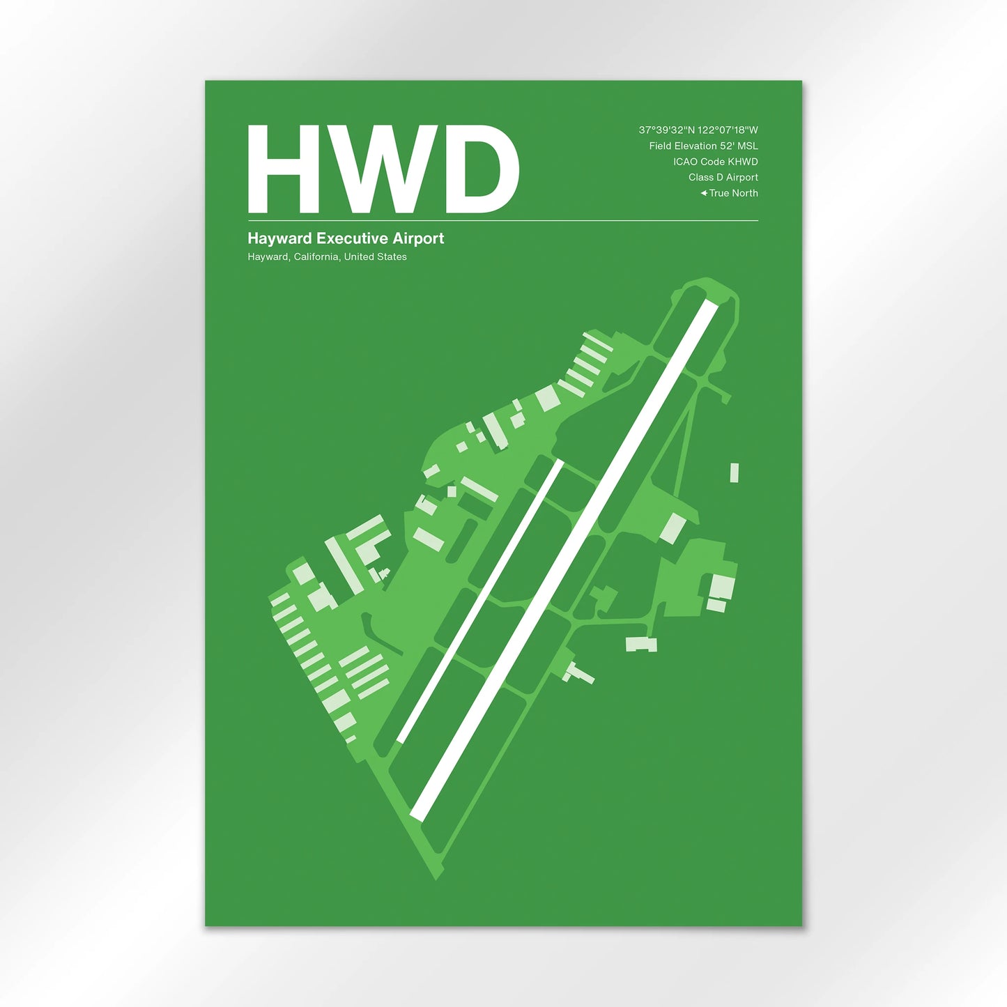 HWD Airport Diagram