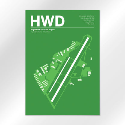 HWD Airport Diagram