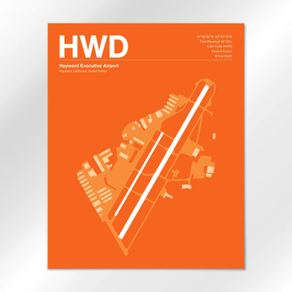 HWD Airport Diagram