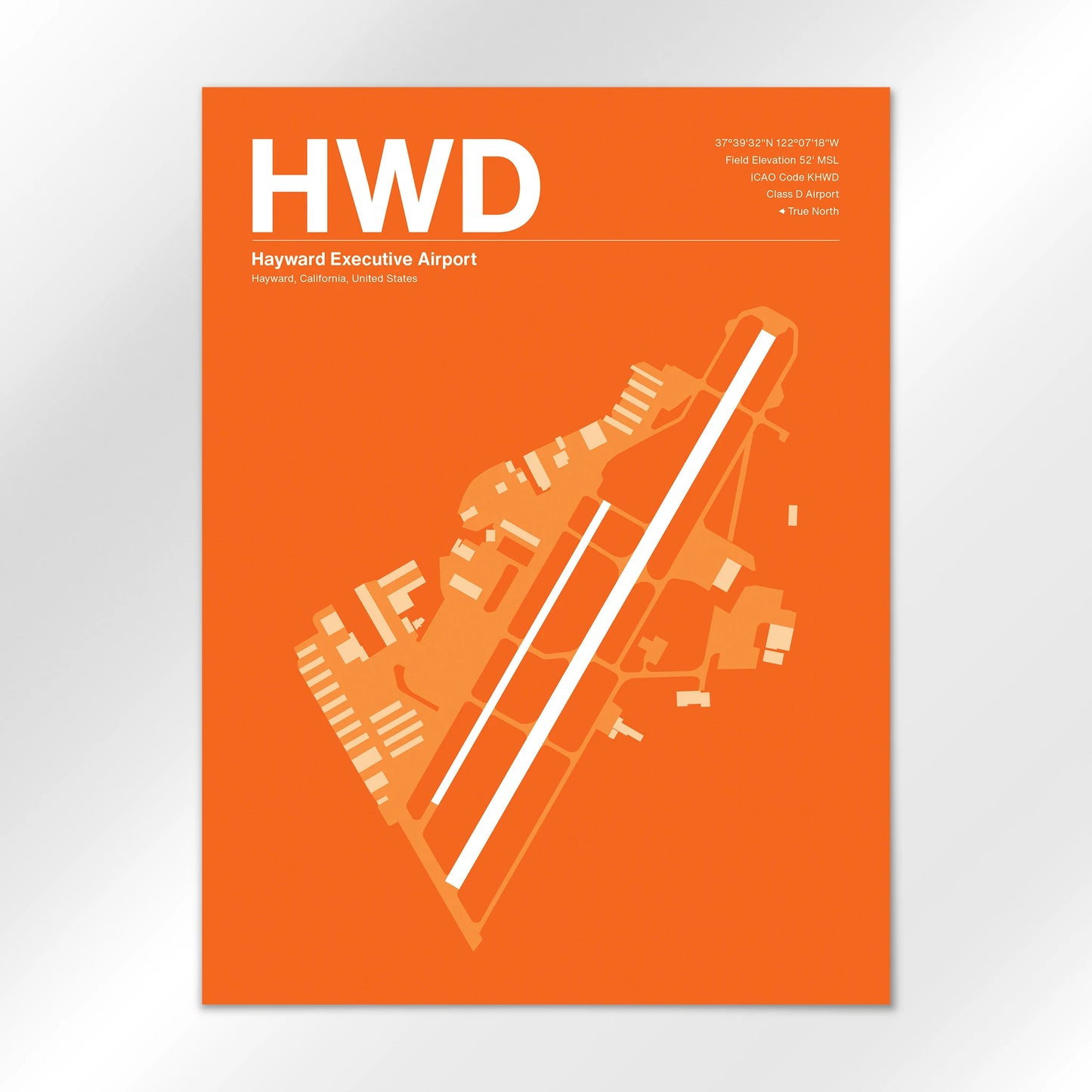 HWD Airport Diagram