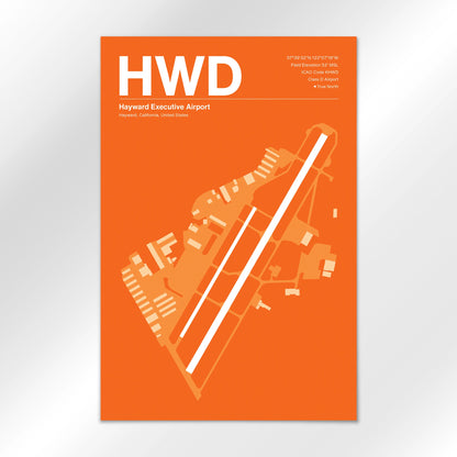 HWD Airport Diagram