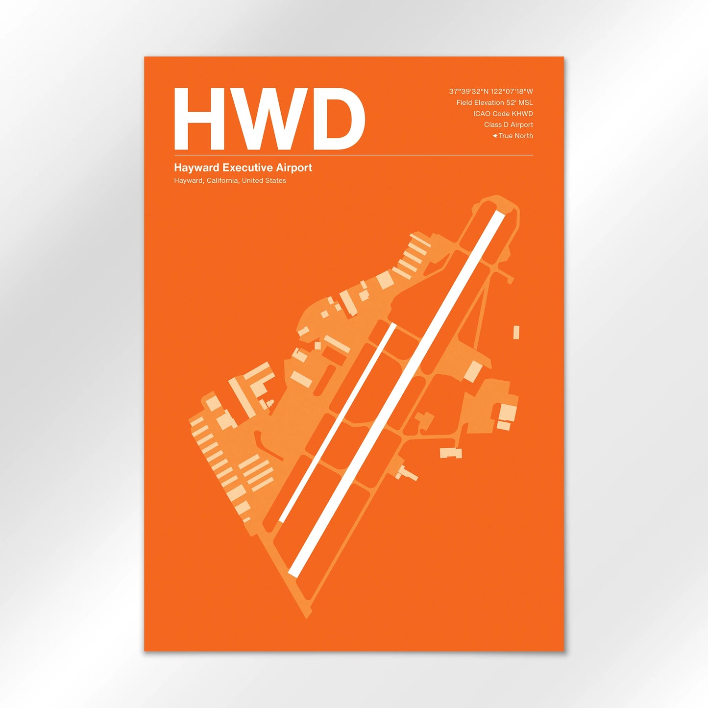 HWD Airport Diagram