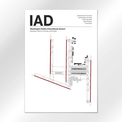 IAD | Washington - Mid - Century Modern - A1 - No Frame