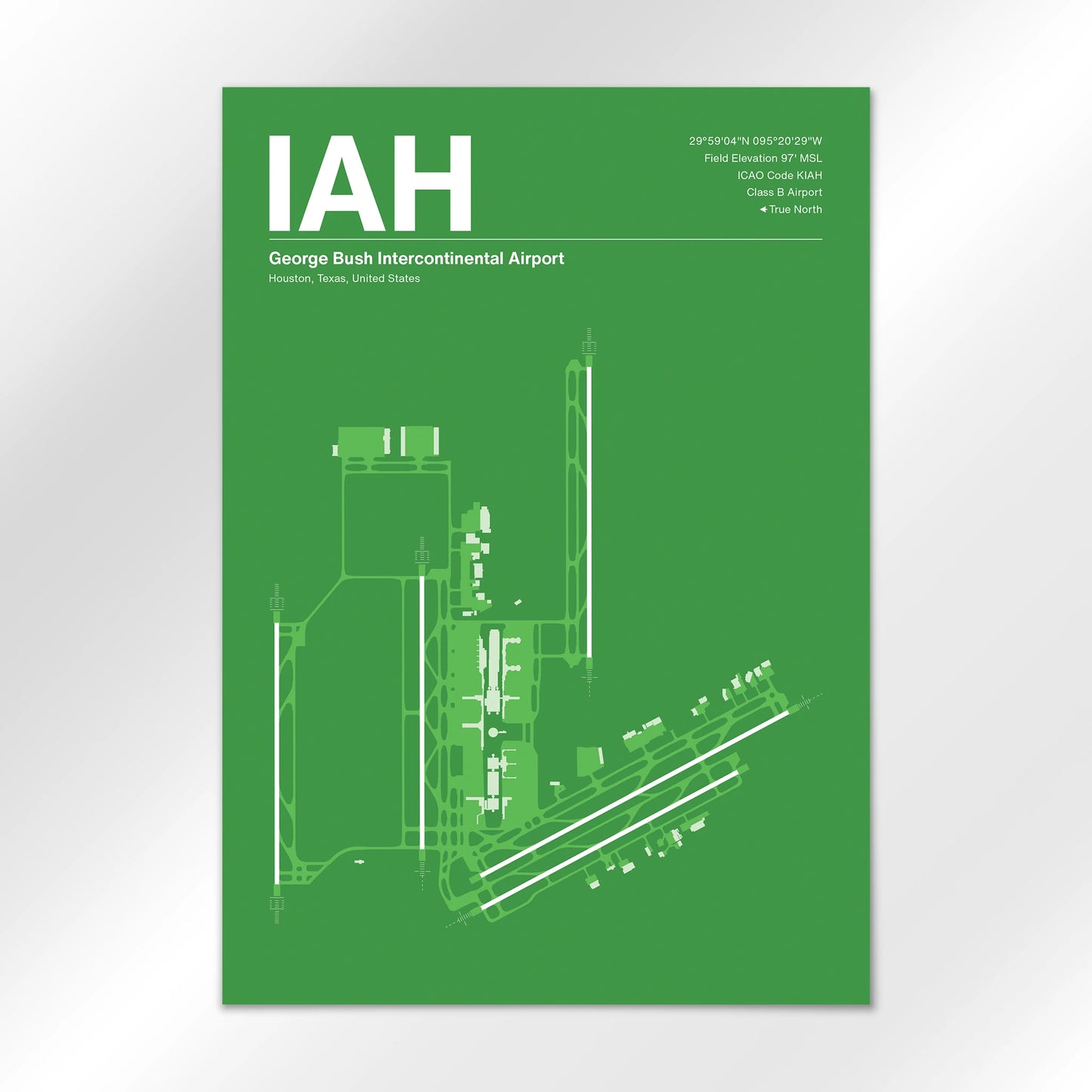 IAH | Houston - Overland Green - A1 - No Frame