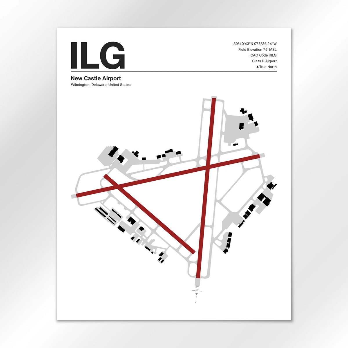 ILG Airport Diagram