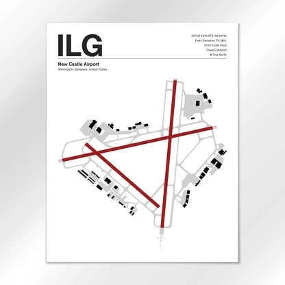 ILG Airport Diagram