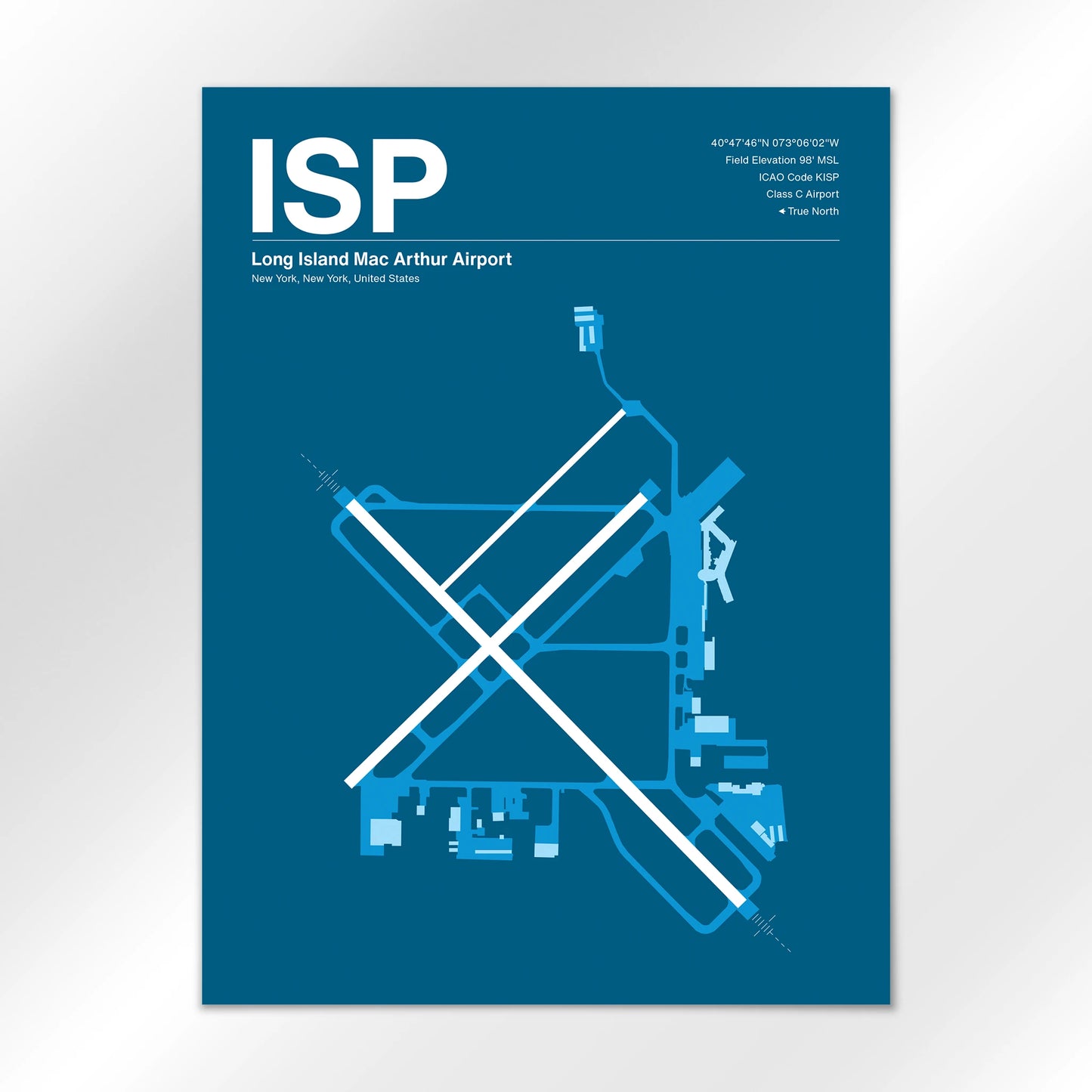 ISP Airport Diagram