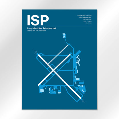 ISP Airport Diagram