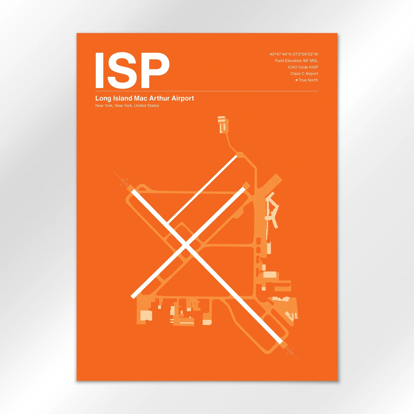 ISP Airport Diagram