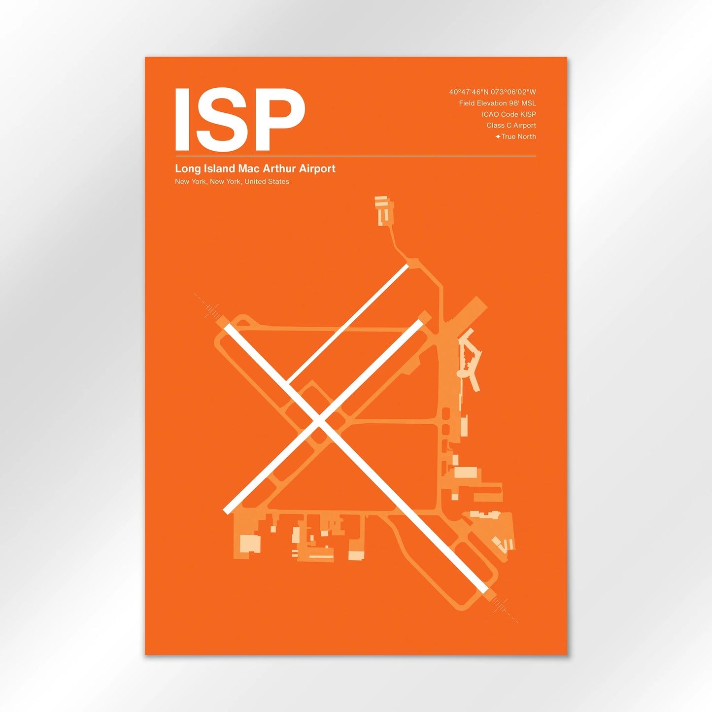 ISP Airport Diagram