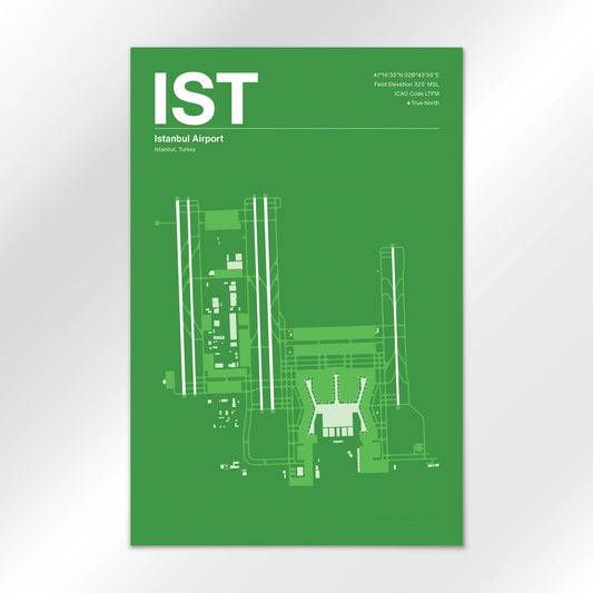 IST | Istanbul - Overland Green - 12×18" - No Frame