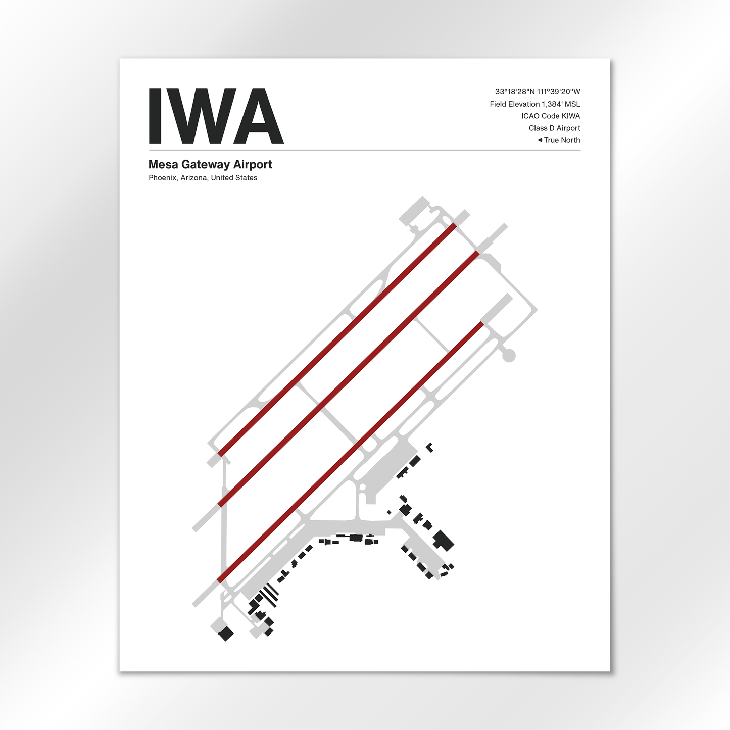 IWA Airport Diagram