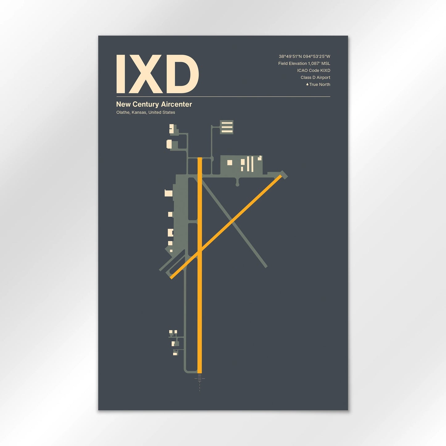 IXD Airport Diagram