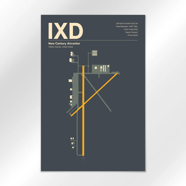 IXD Airport Diagram