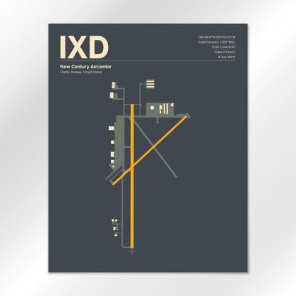 IXD Airport Diagram