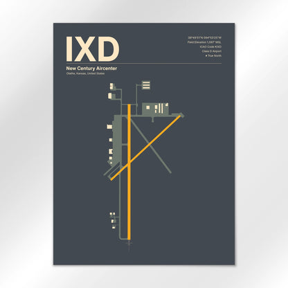 IXD Airport Diagram