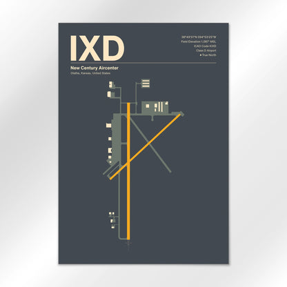 IXD Airport Diagram