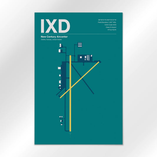 IXD | Olathe - Mid - Century Moss - 12×18" - No Frame