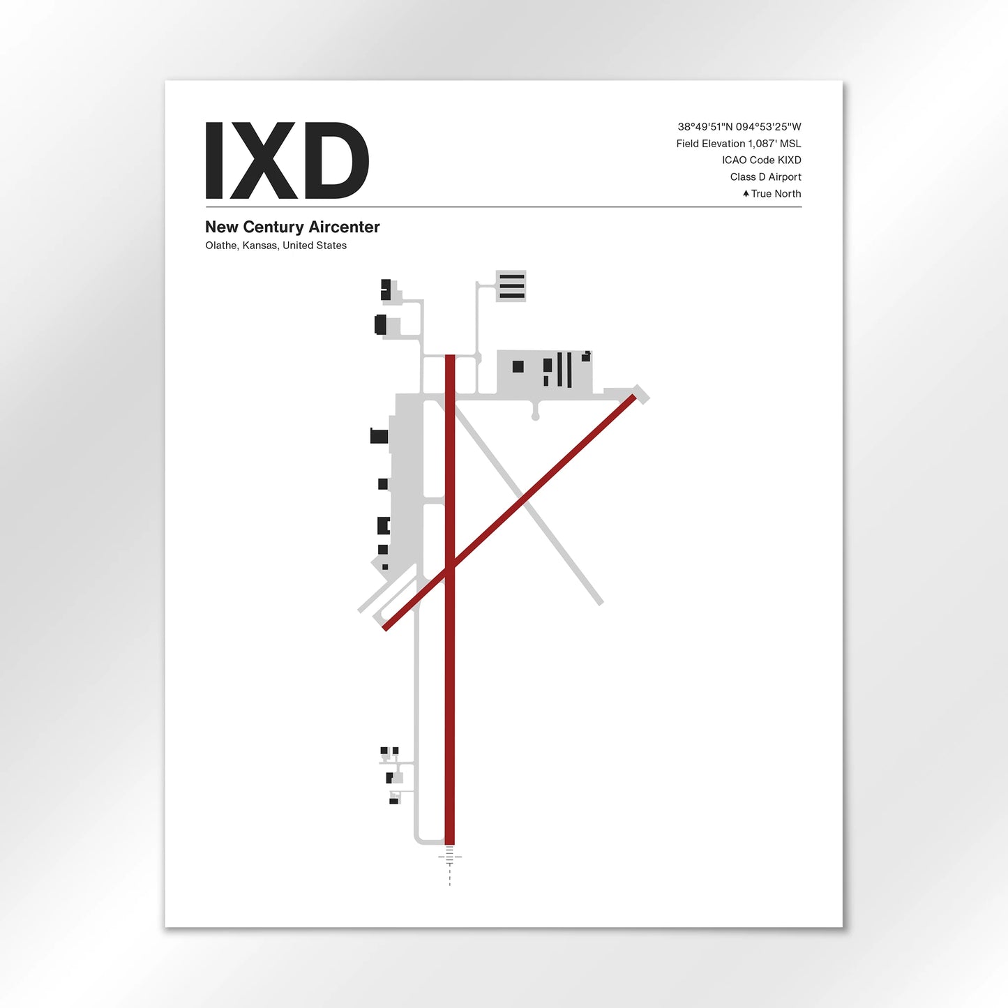 IXD Airport Diagram
