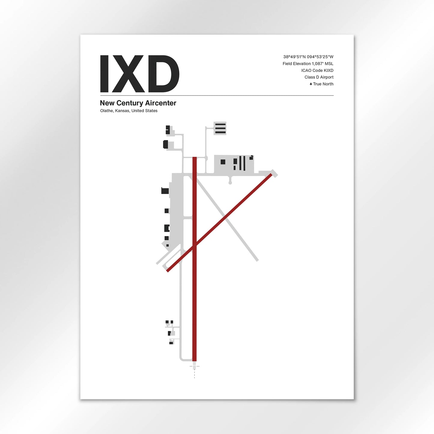 IXD Airport Diagram