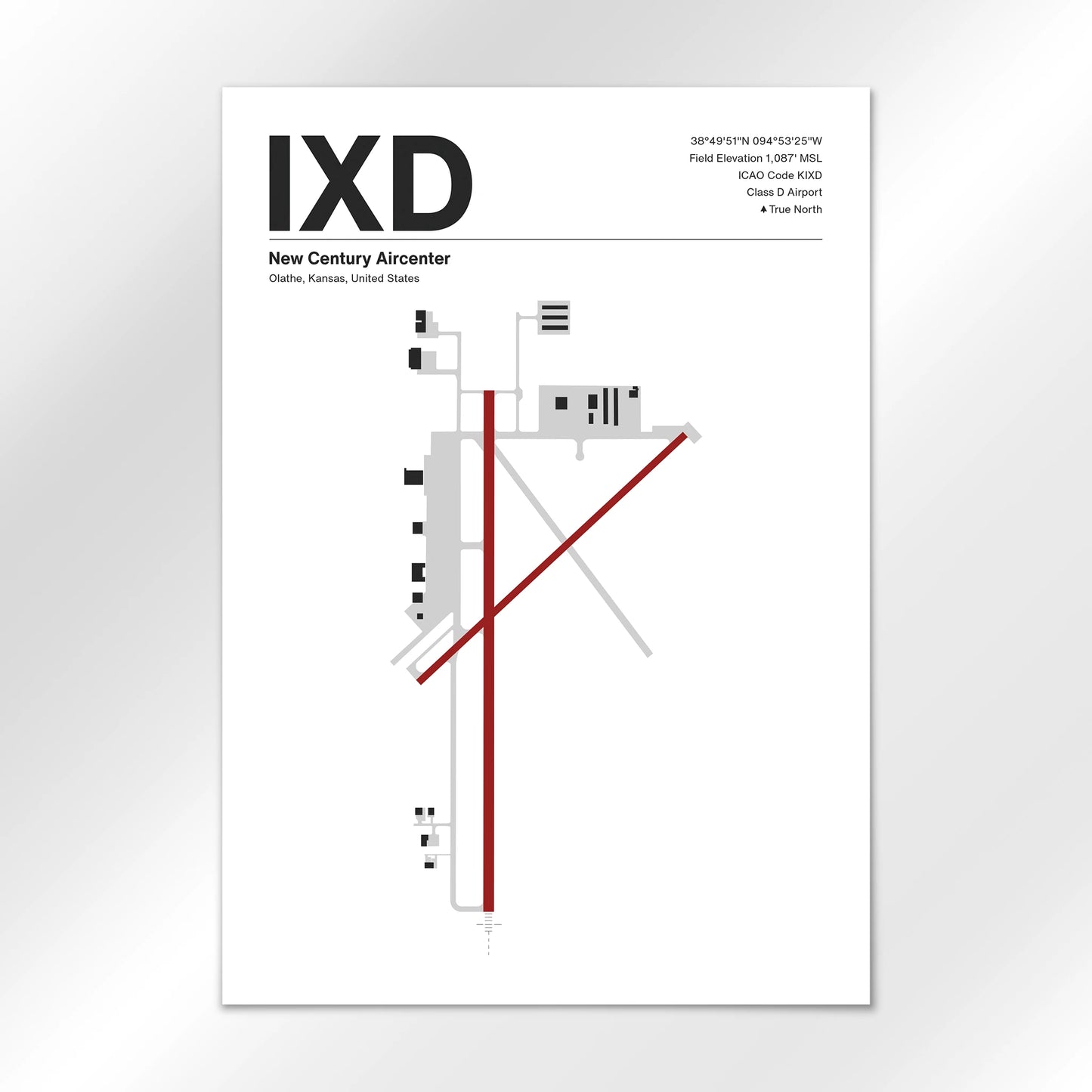 IXD Airport Diagram