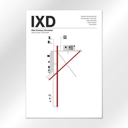 IXD Airport Diagram