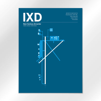 IXD Airport Diagram
