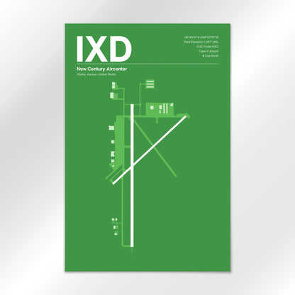 IXD Airport Diagram
