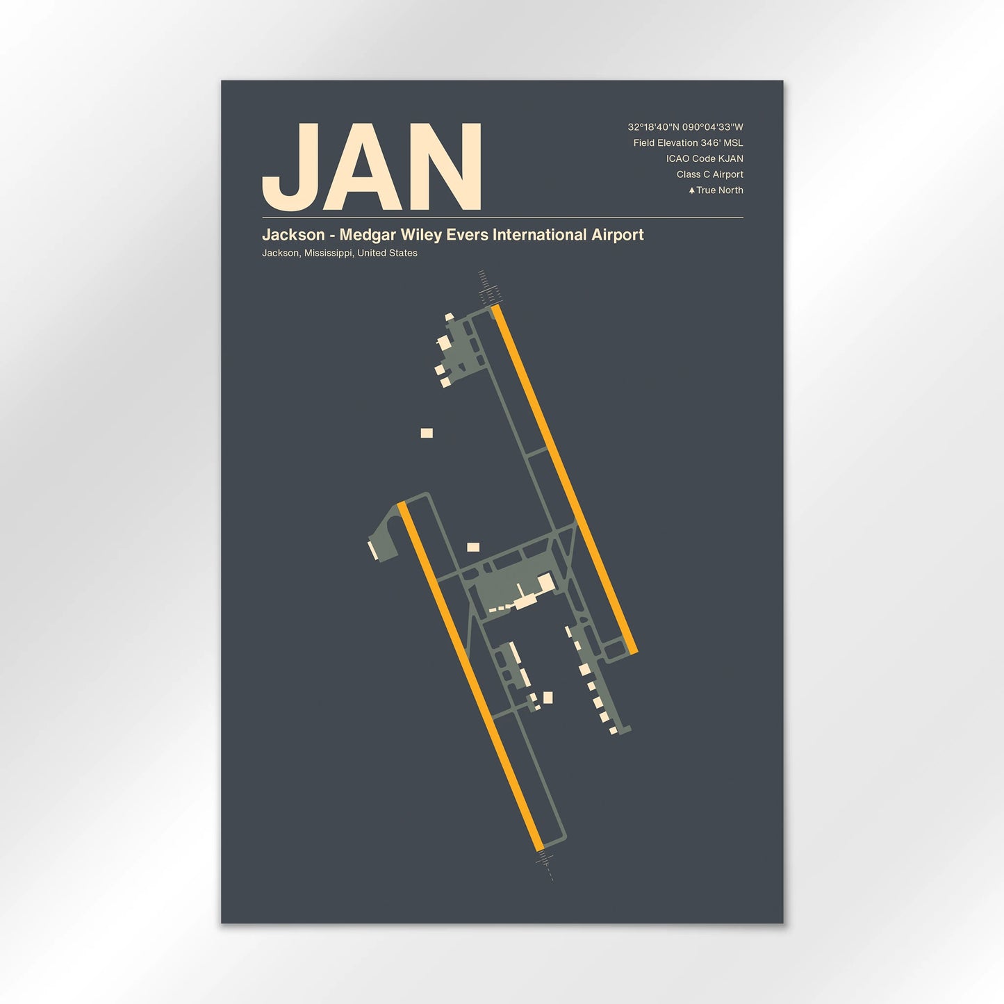 JAN Airport Diagram