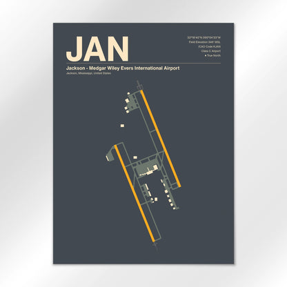 JAN Airport Diagram