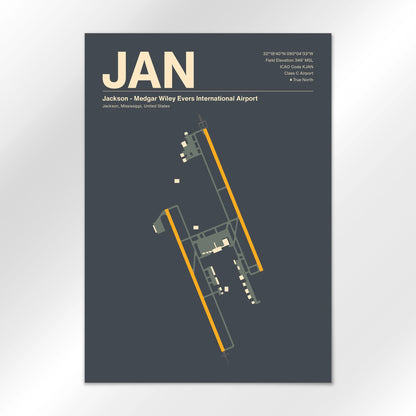 JAN Airport Diagram