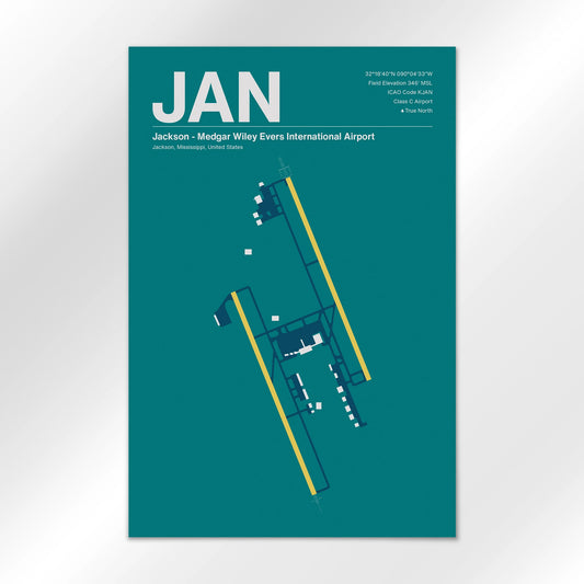 JAN Airport Diagram