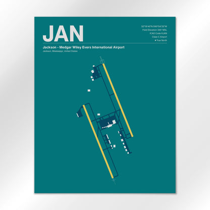 JAN Airport Diagram