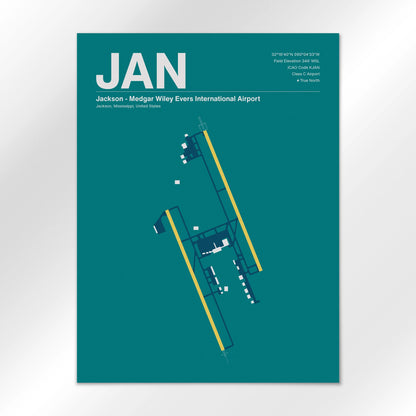JAN Airport Diagram