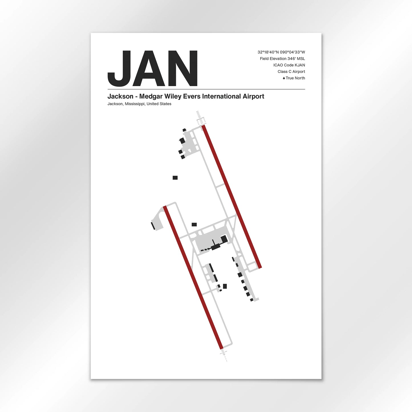 JAN Airport Diagram
