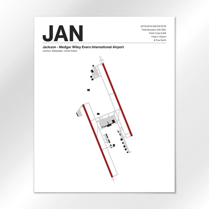 JAN Airport Diagram