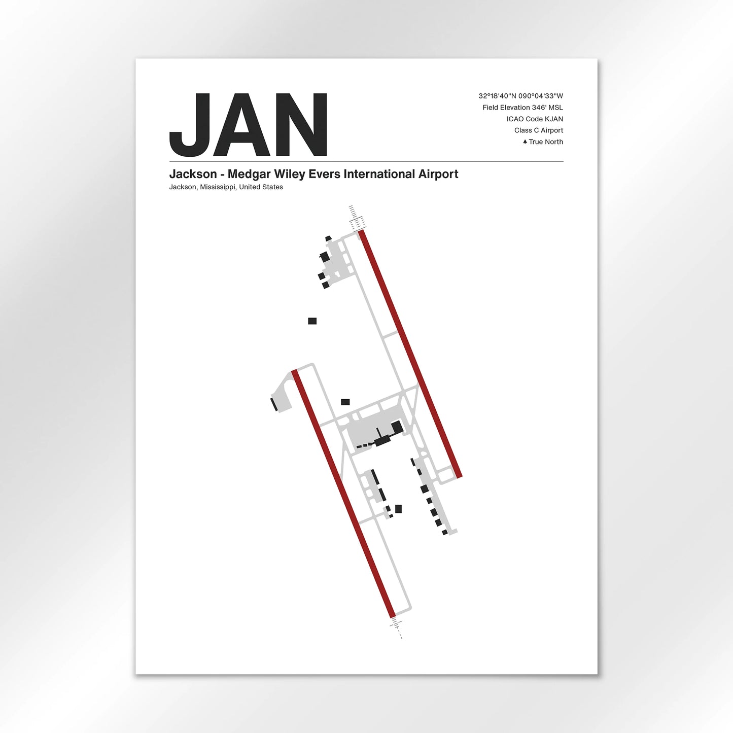 JAN Airport Diagram