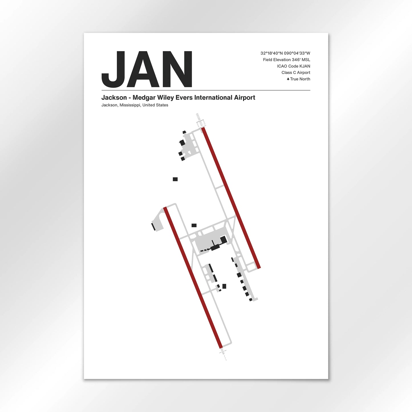 JAN Airport Diagram