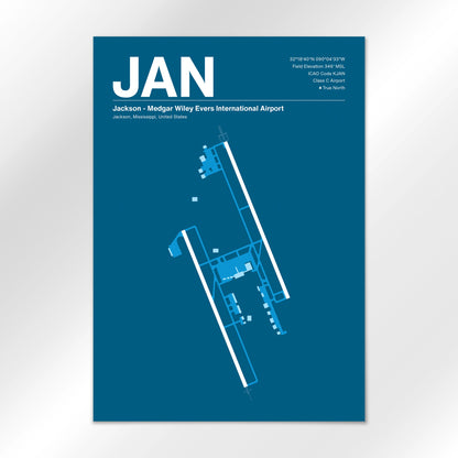JAN Airport Diagram