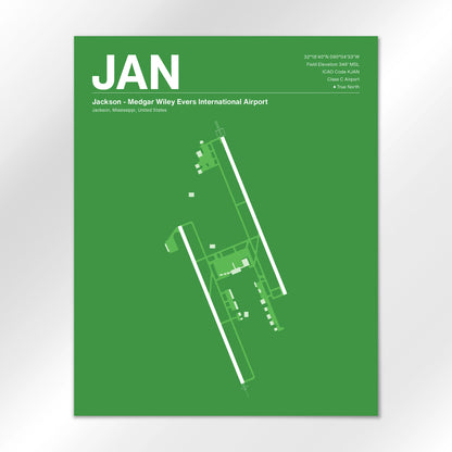 JAN Airport Diagram