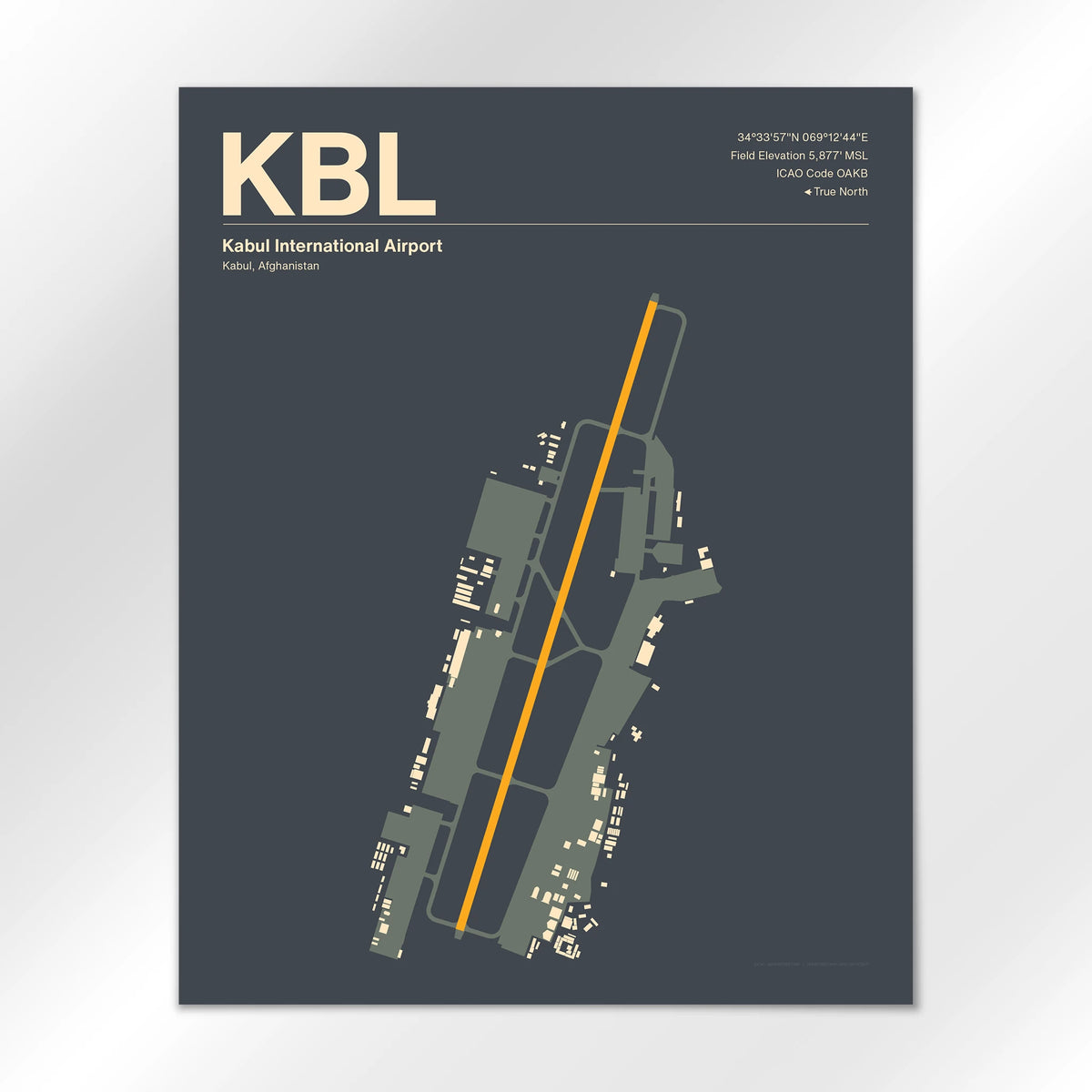 KBL Airport Diagram