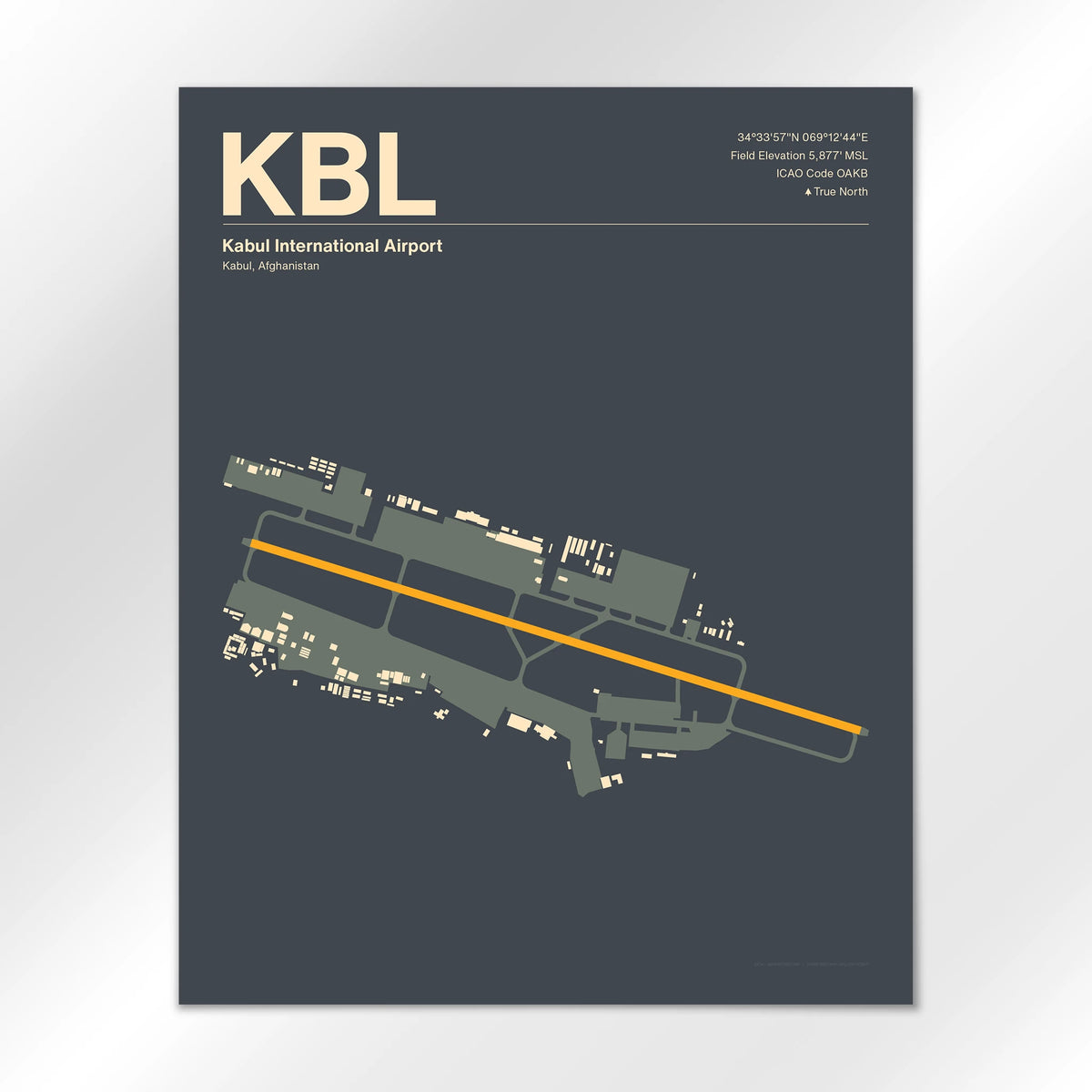 KBL Airport Diagram