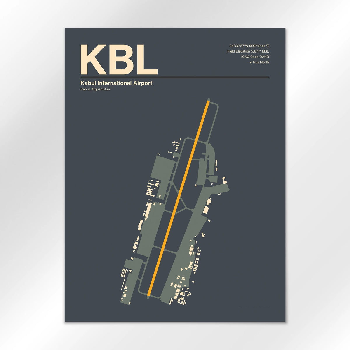 KBL Airport Diagram